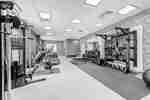 Fitness center with resistance machines and cardio machines