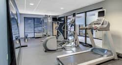 Fitness Center with Treadmill and Recumbent Bike