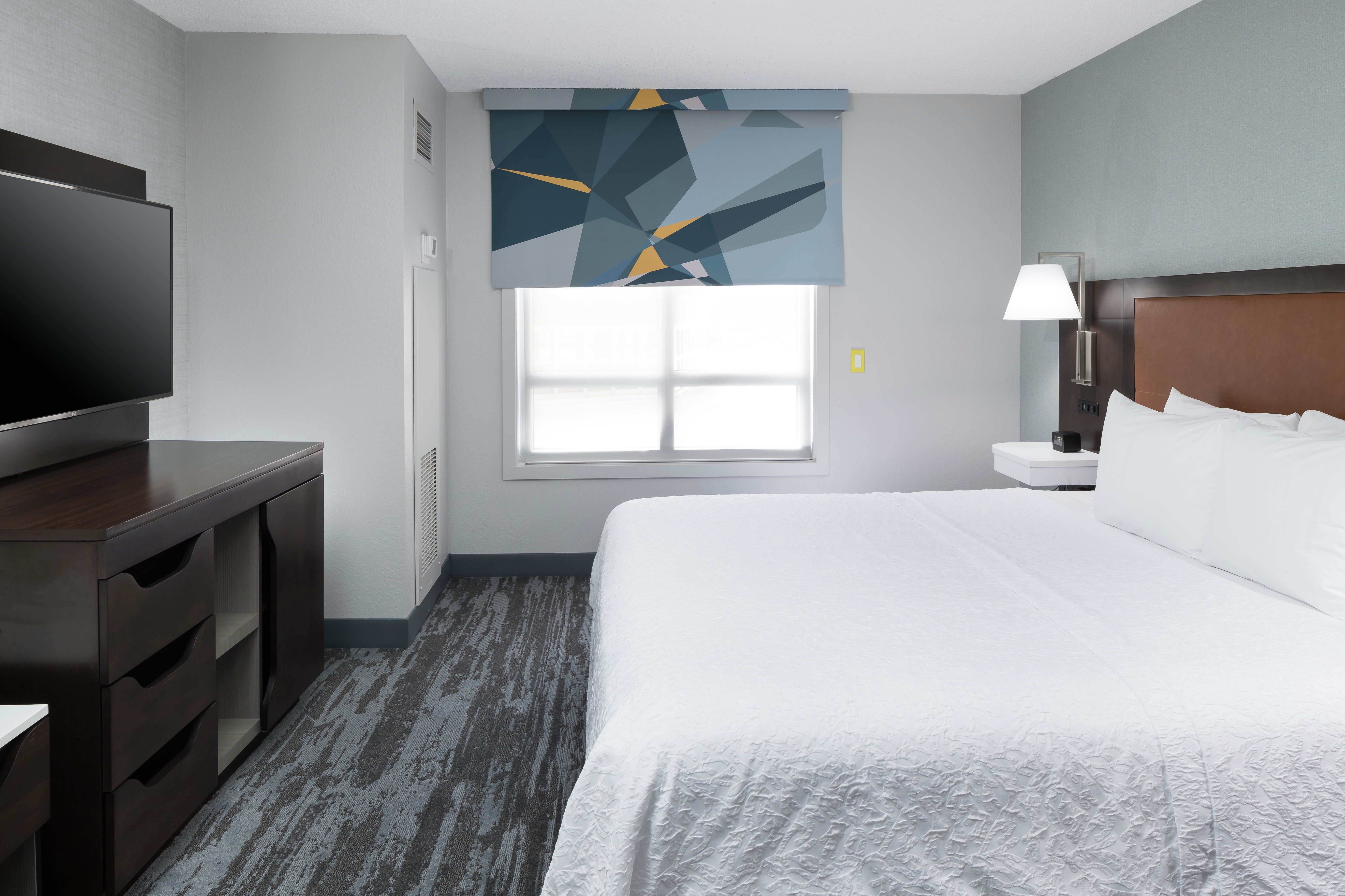 Accessible Guestroom with Bed and Room Technology