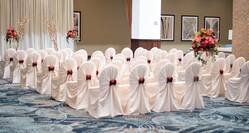 Mesa Wedding Ceremony seating setup in event space