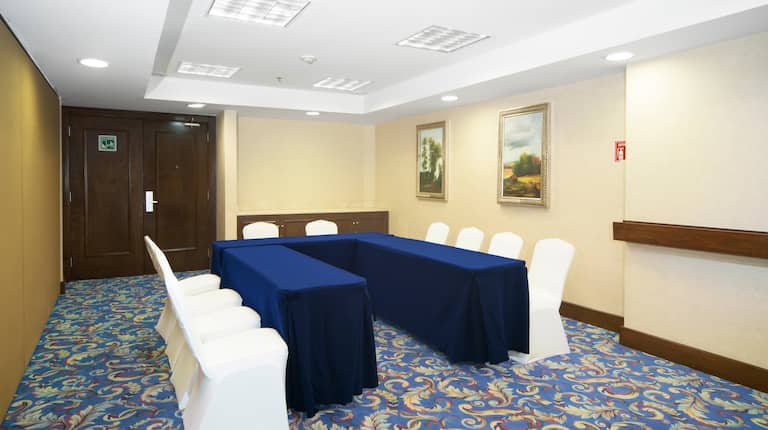 Meeting Room with U-Shape Table Layout