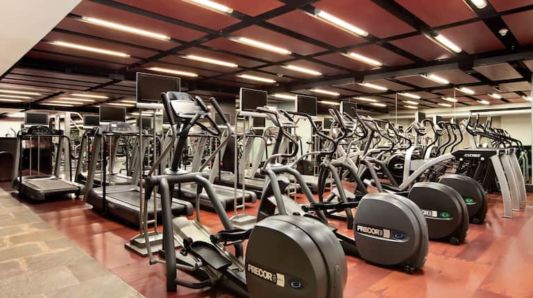 Fitness Center Treadmills 