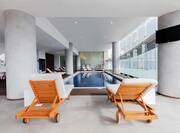 Indoor Heated Pool and Lounge Area