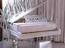 White Piano Decorated in Modern Style