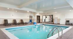 Indoor Pool and Lounge Chairs