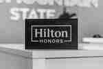 Hilton honors sign