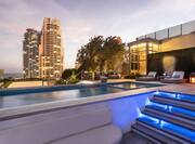 Penthouse Suite Pool at Night