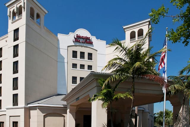 Hotel Exterior With Front Entrance