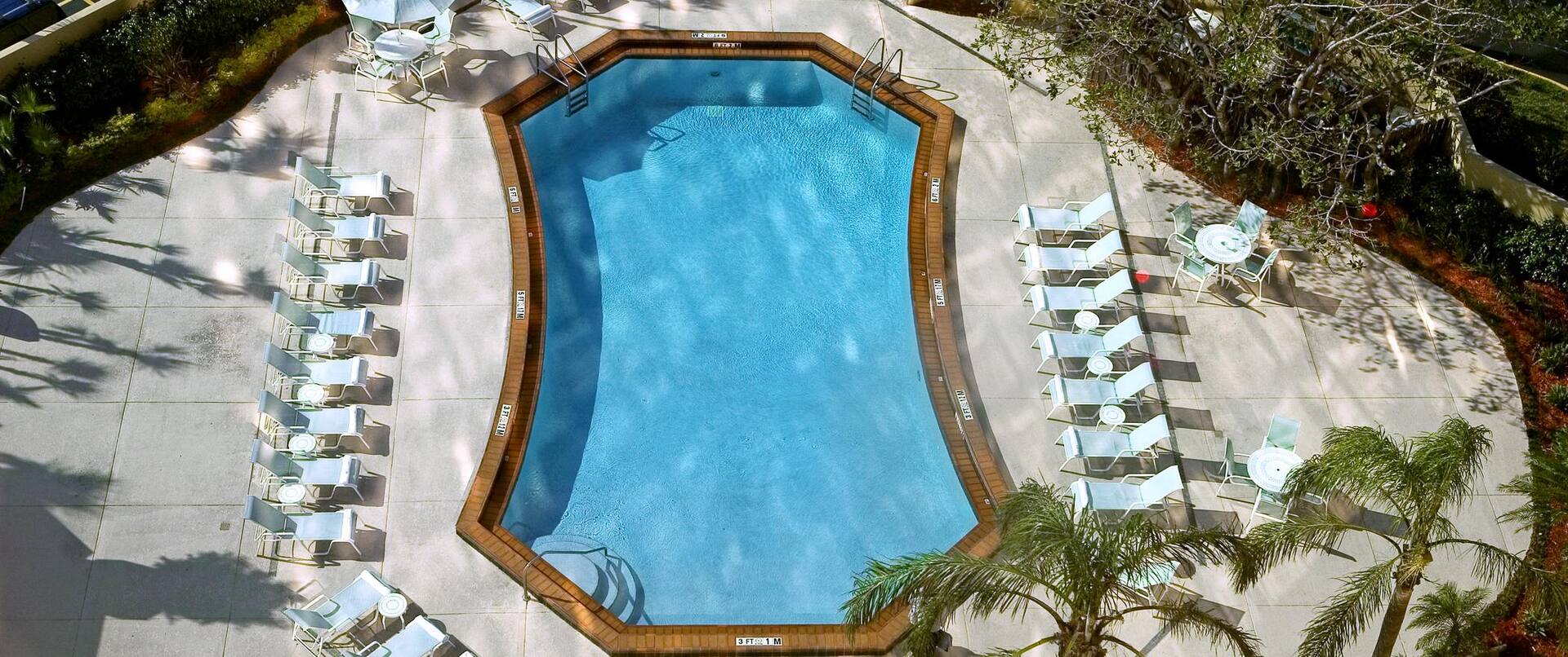 On Site Pool - Arial View of Pool