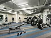 Fitness Center Weight Benches, Cross-Trainers and Treadmills