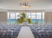 Meeting Room with Sea View Setup for a Wedding