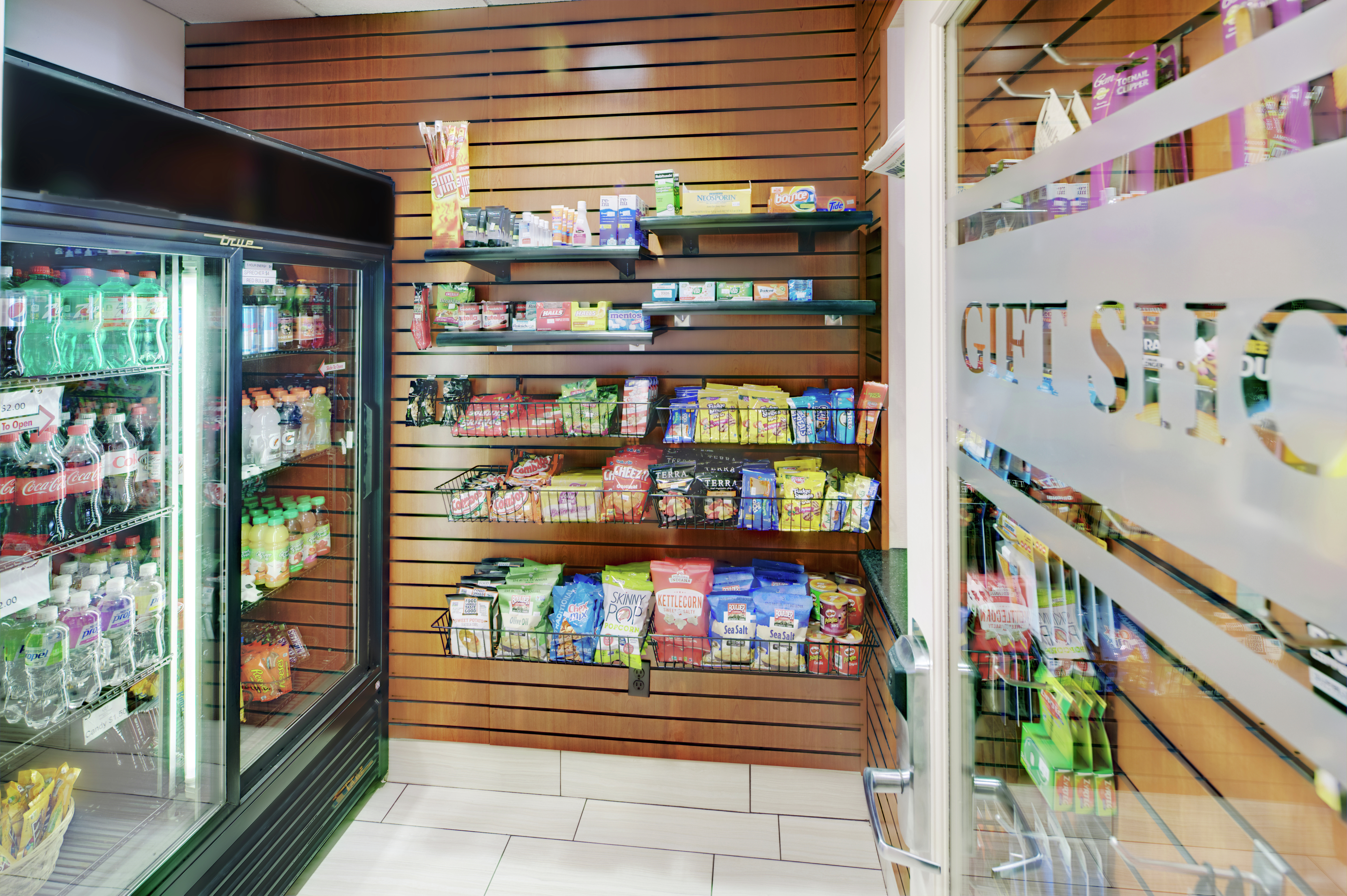 Gift Shop With Snacks and Convenience Items for Guest Purchase