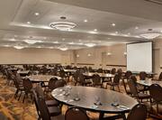 Round Tables in Ballroom Meeting Space