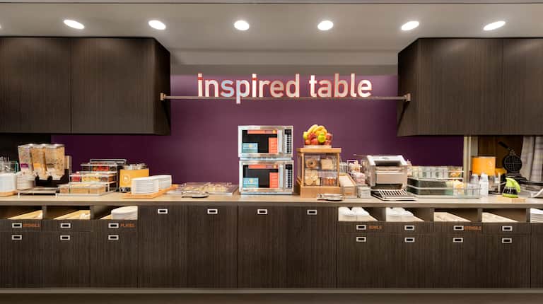 Inspired Table Breakfast Buffet Area