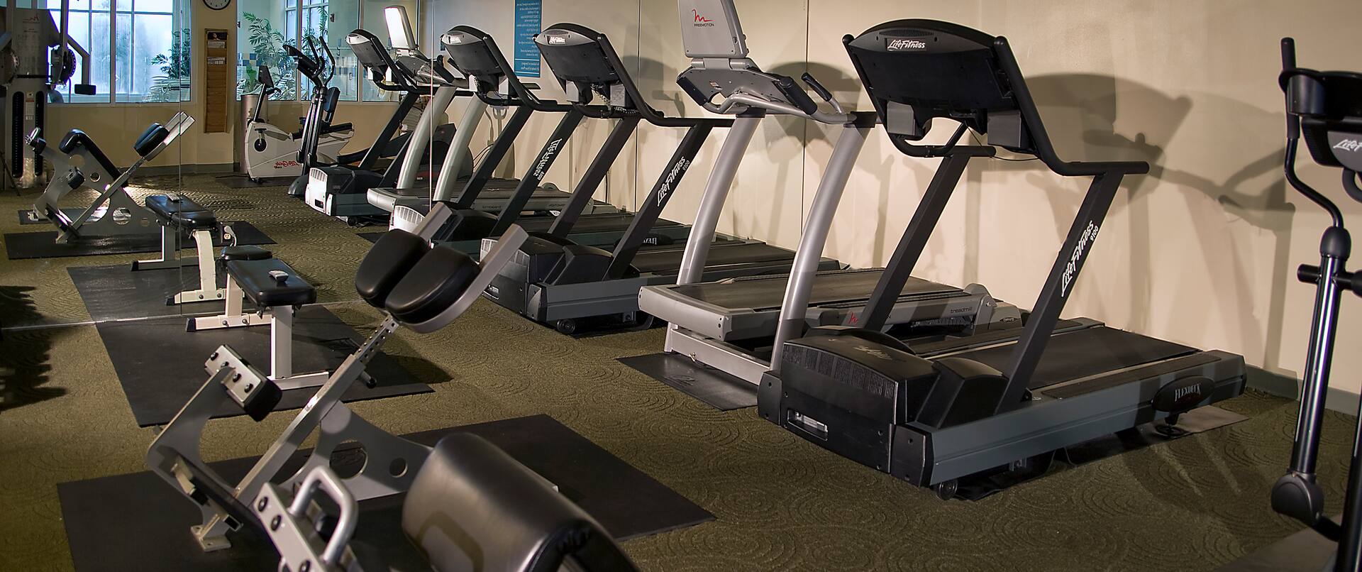 Fitness Center - Treadmills, Weight Machines