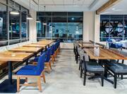 Restaurant Dining Area with Tables and Chairs