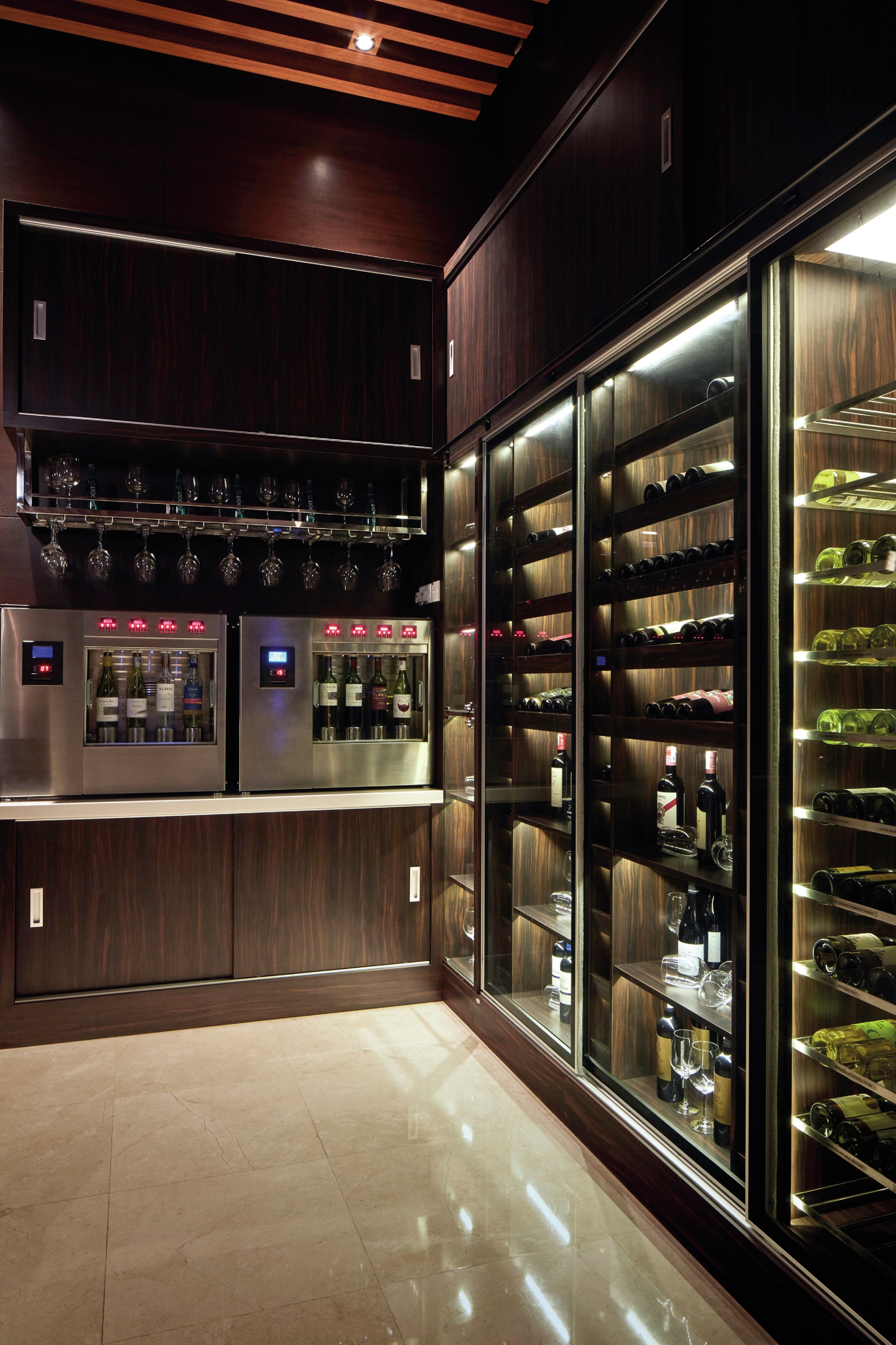 Restaurant Wine Storage Area