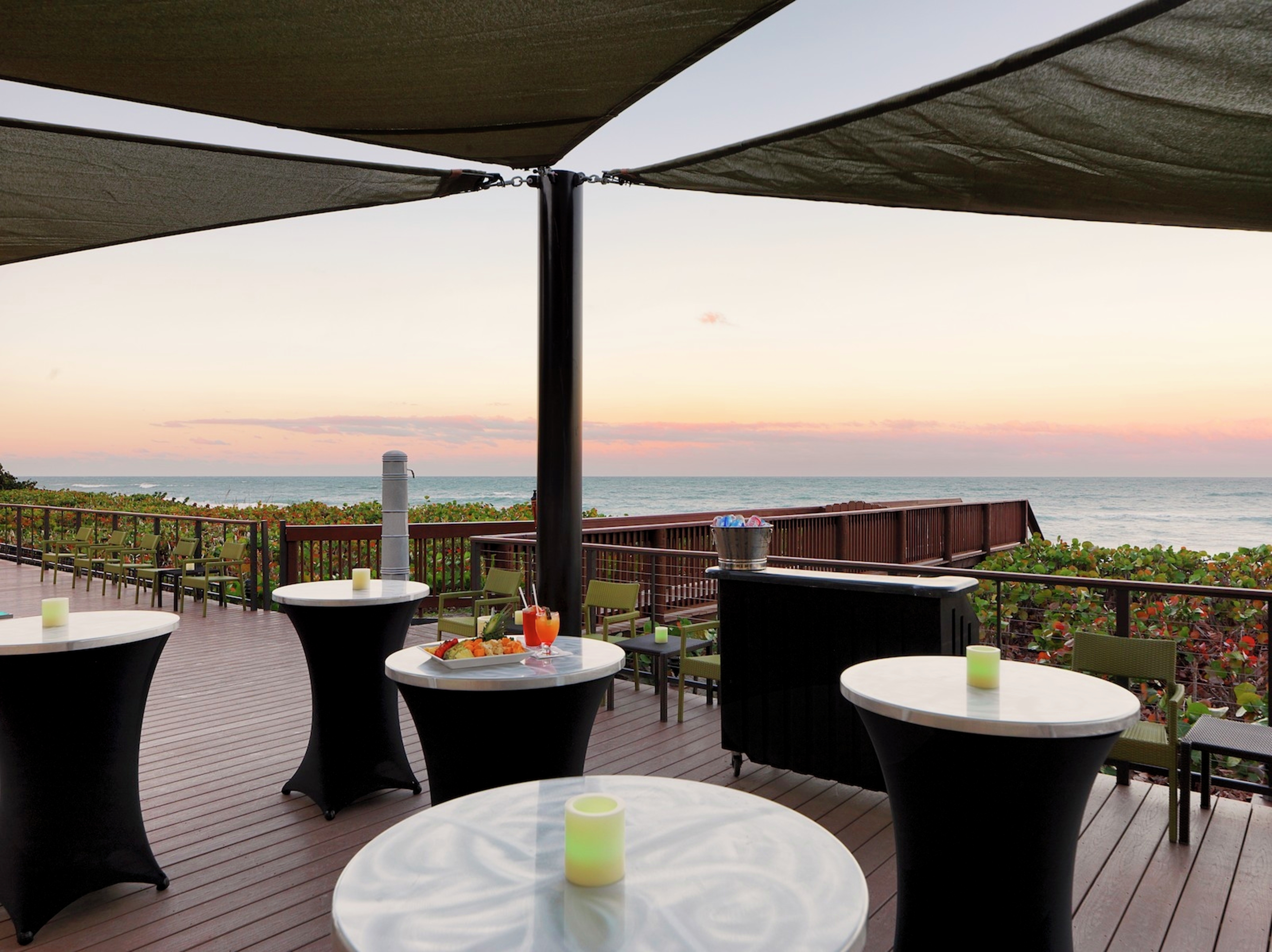 Oceanview Deck at Sunset