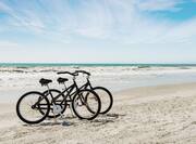 Bicycles On Beach