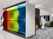 Colorful Decoration in Lobby Area