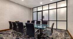 Meeting space with boardroom setup