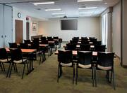 Meeting Room with HDTV Setup Classroom Style