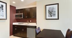 Suite Kitchen Area with Full Size Appliances