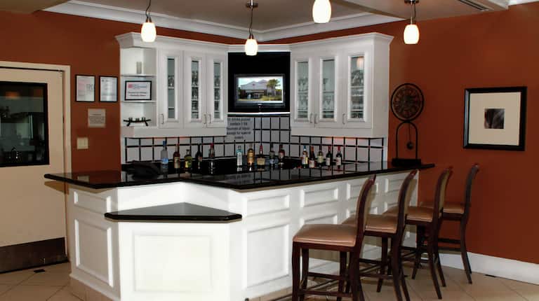 Bar and Restaurant Area with Seating 