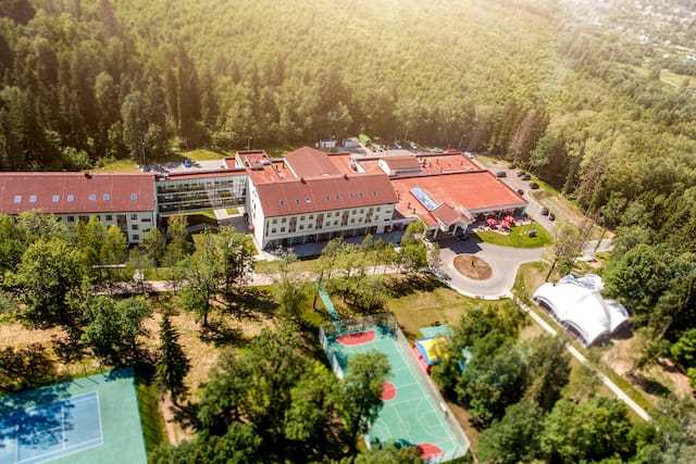 Hotel Exterior Arial View