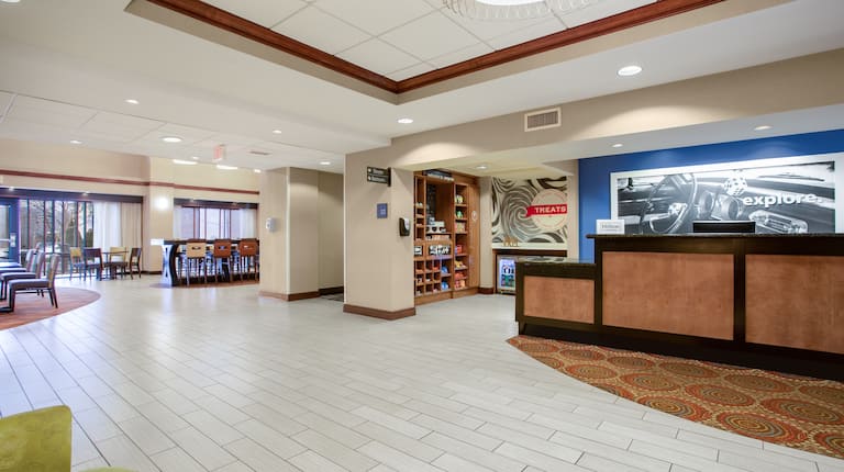Hotel Lobby with front desk