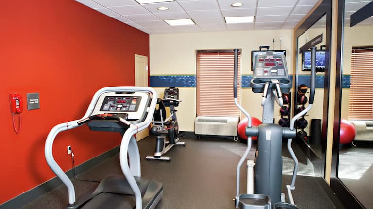 Fitness Room with Workout Equipment
