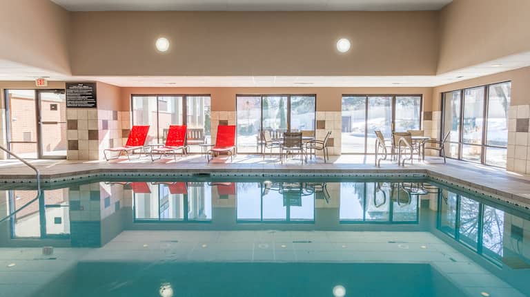 Indoor pool for year round use