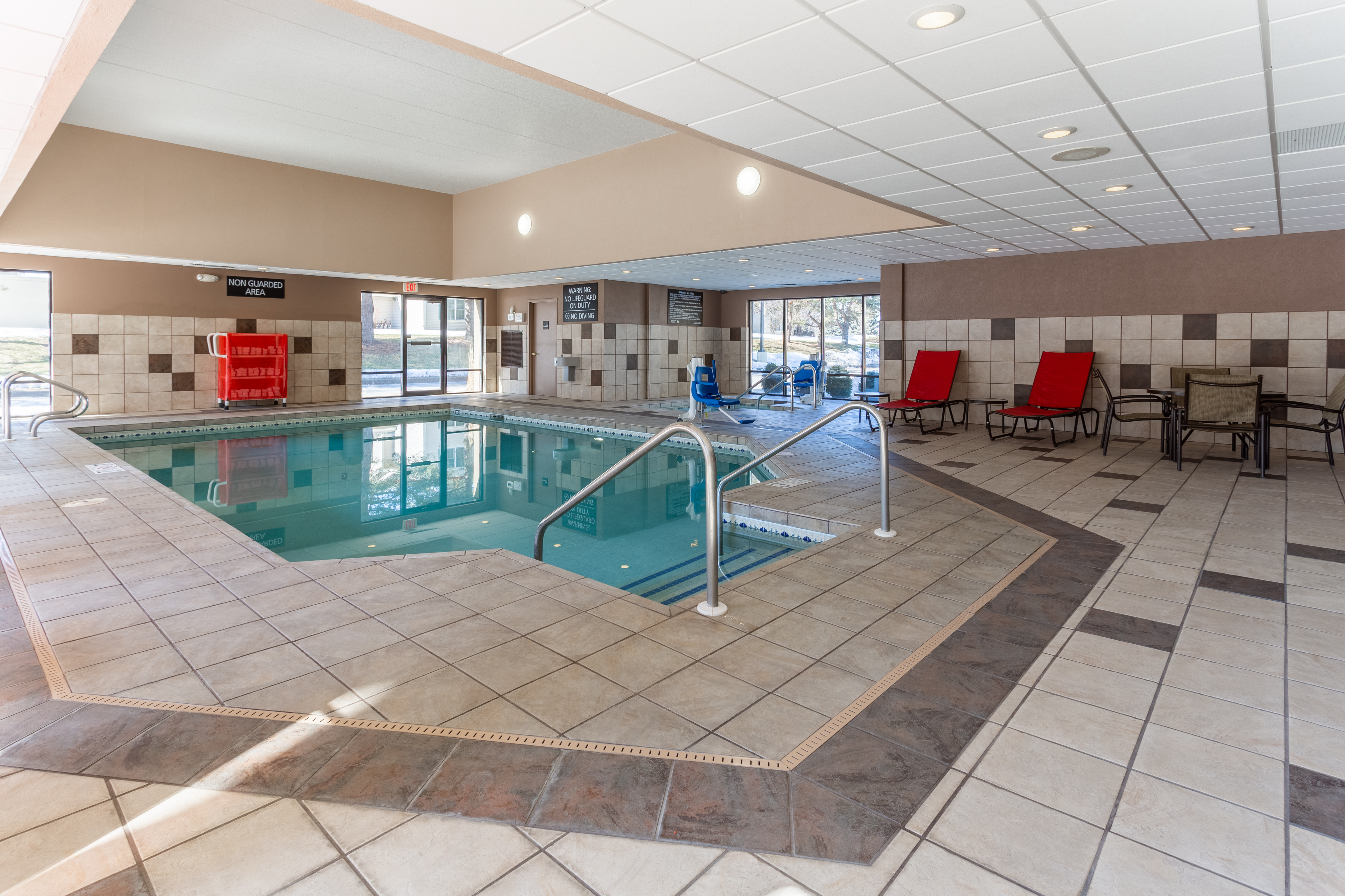 Indoor pool for year round use