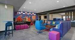 lobby seating area with games