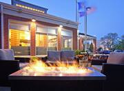 Evening Patio Seating by Firepit