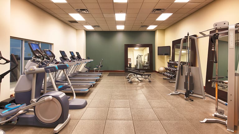 Exercise Machines in Fitness Center