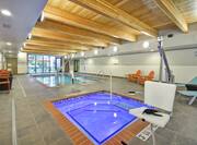 Indoor Pool and Whirlpool with Chair Lifts