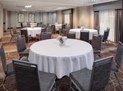 Round Tables and Chairs in Mallard Meeting Room