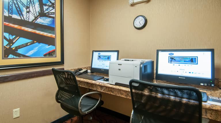 Business Center with Room Technology