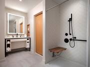 Accessible Bathroom With Shower
