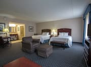 Guest Suite with Double Queen Beds, Chair, Work Desk and Television