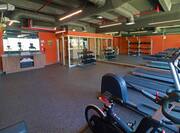spacious fitness center