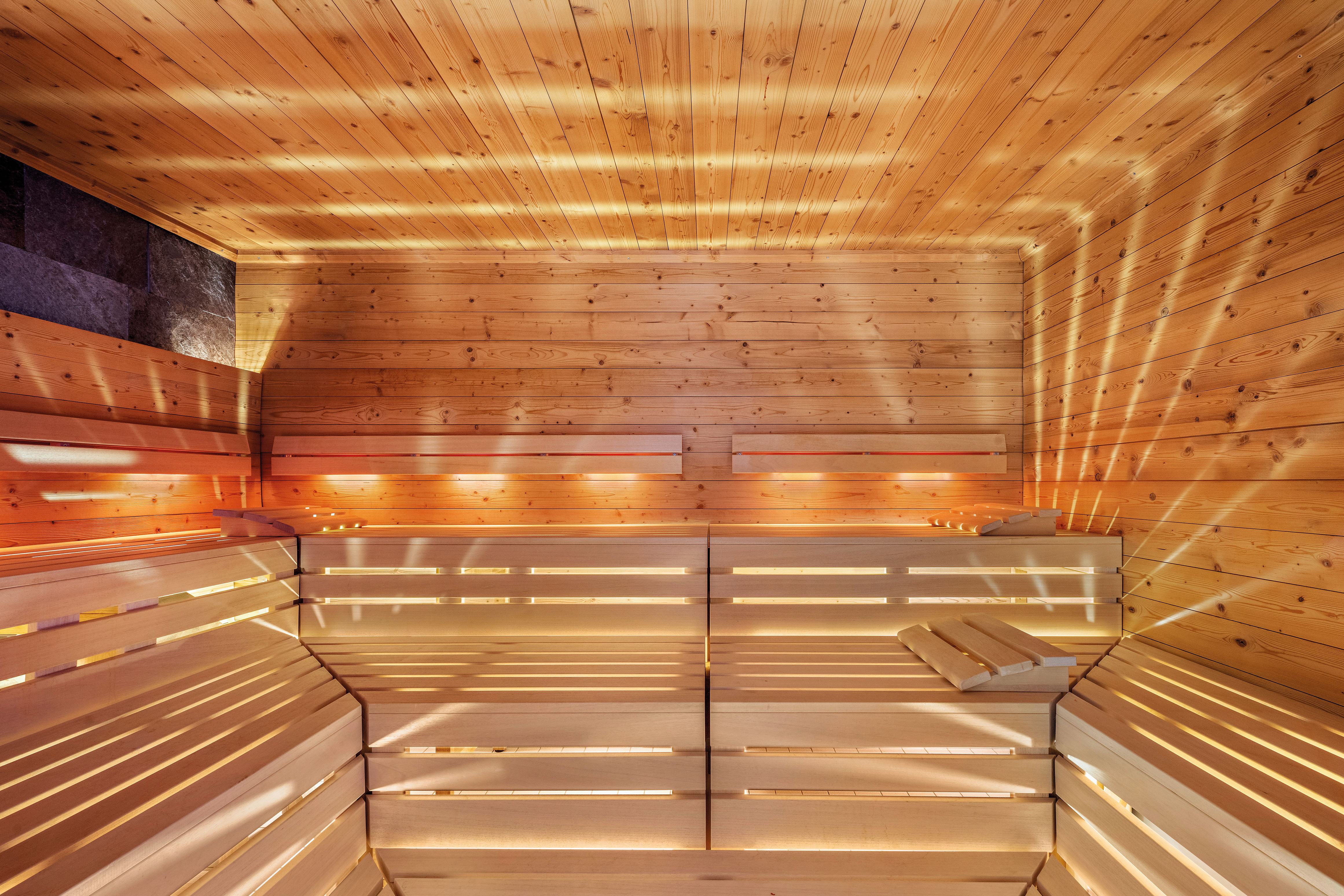 Finnische Sauna im Spa