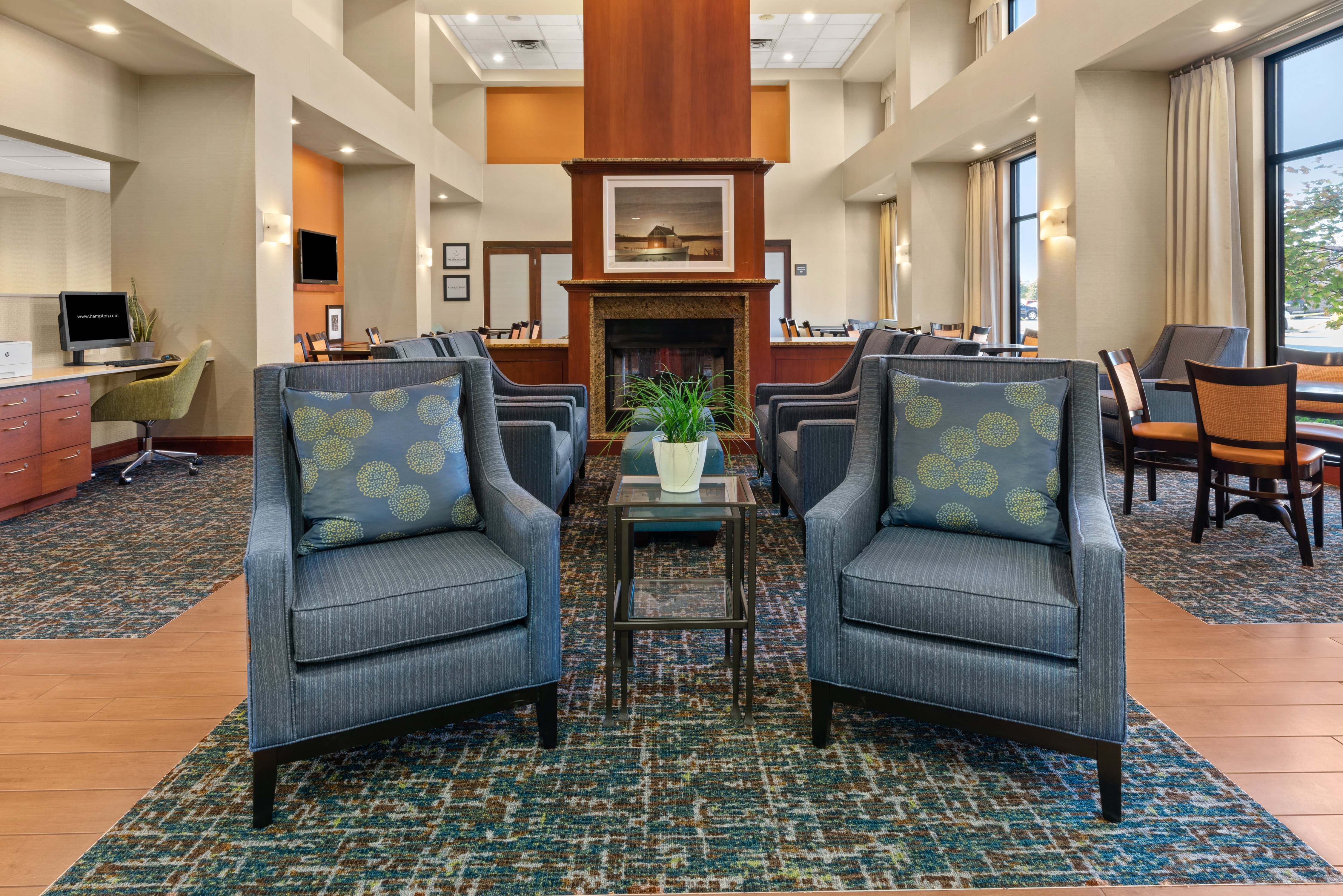 Unwind in our comfortable seating
