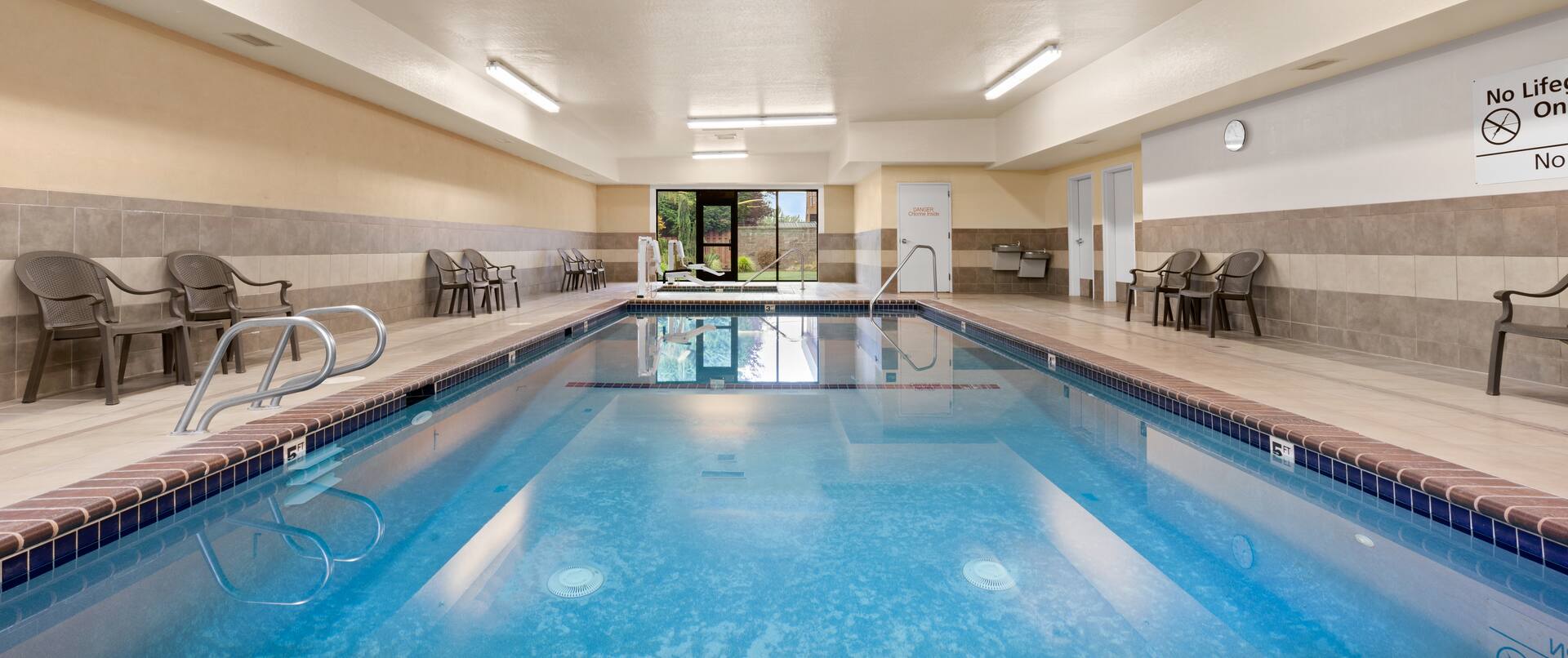 Indoor pool for use year round