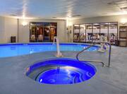 Hotel Indoor Pool With Hot Tub