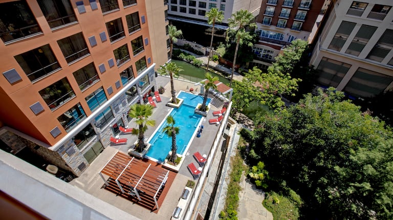 view of outdoor pool and patio
