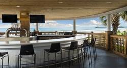 Wet Whistle Bar with View of the Beach