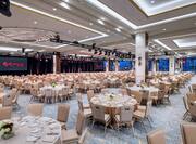 Large Banquet Room Setup for an Event