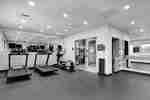 fitness center with exercise machines